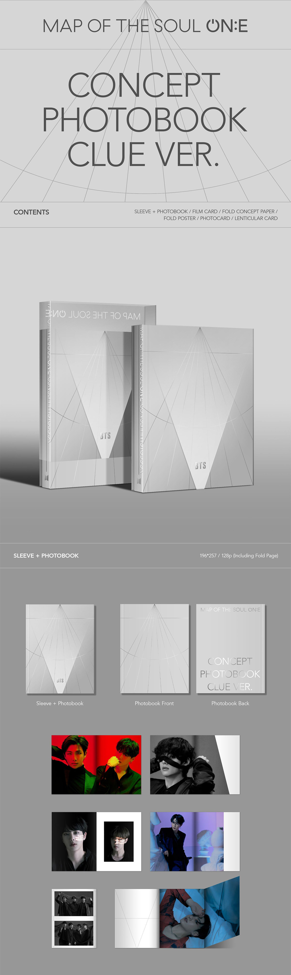 BTS ON:E CONCEPT PHOTOBOOK CLUE ROUTE JH